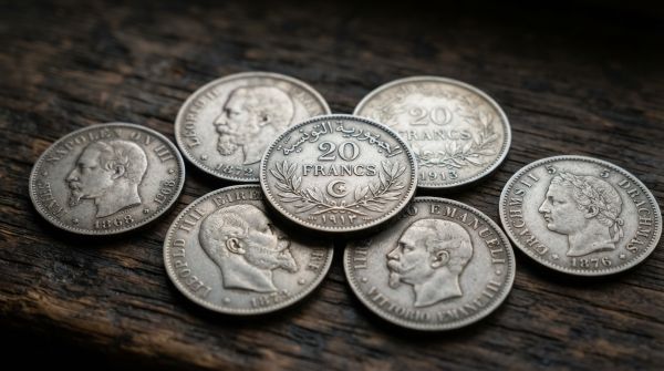 Découverte de l'union latine avec 20 francs tunisiens